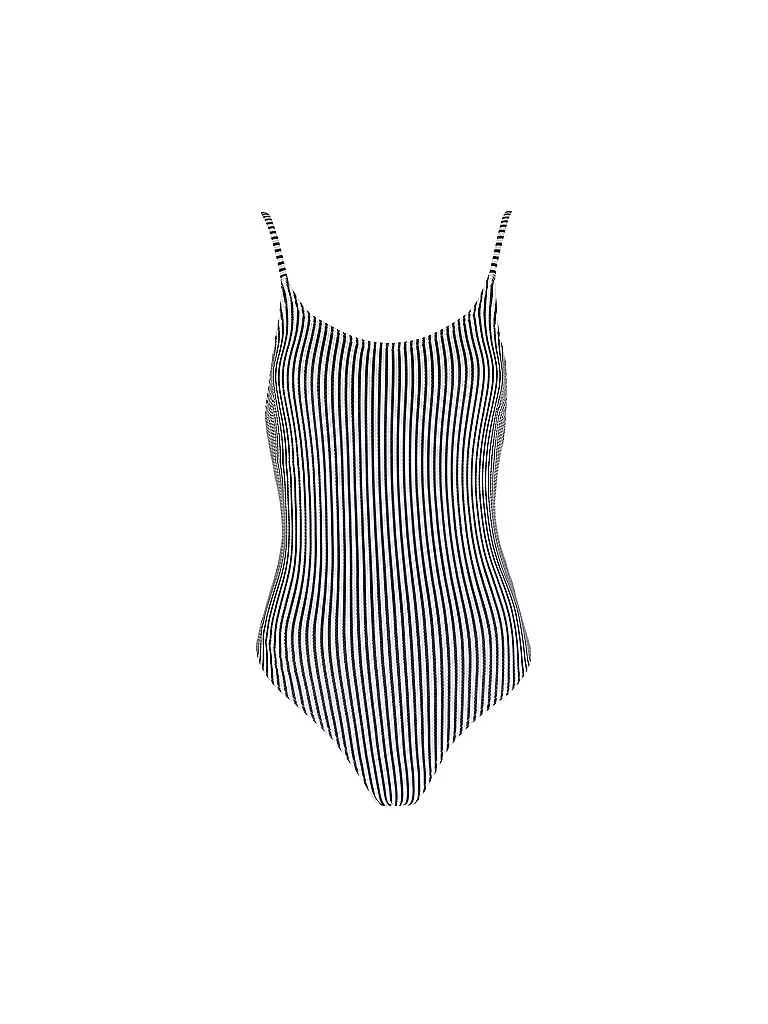 HOT STUFF Damen Badeanzug Basic Weiss